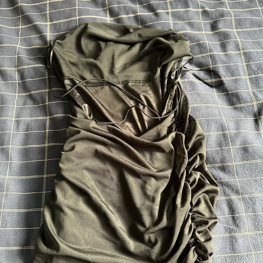 Garage Mini Dress with Ruched Design - Picture 2 of 3